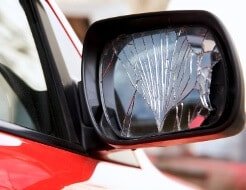 Spiegelglas Außenspiegel links asphärisch für Ford Fiesta V Fusion